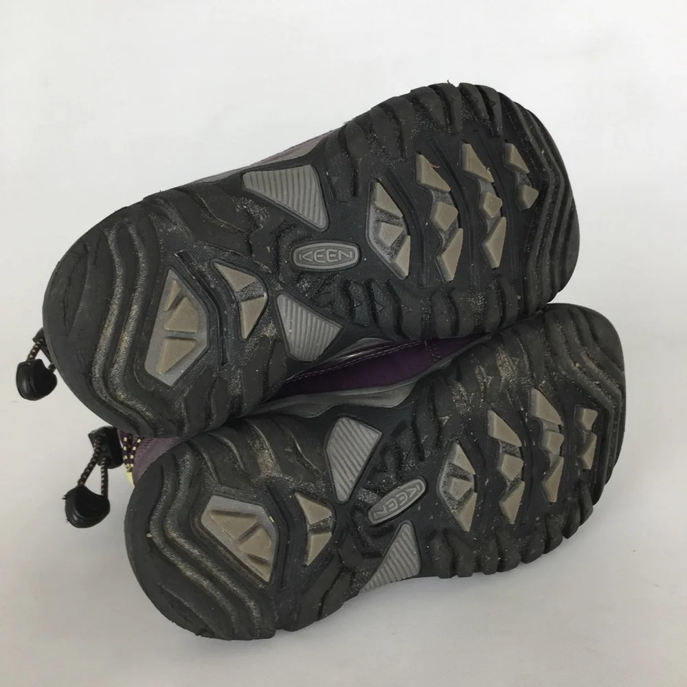 Keen Girls Purple Puffrider Keen-Dry Waterproof Insulated Winter Snow Boots Sz10 - Picture 10 of 12